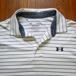 Under Armour Men’s Large Playoff Polo  Loose Fit Performance Tee Shirt A79